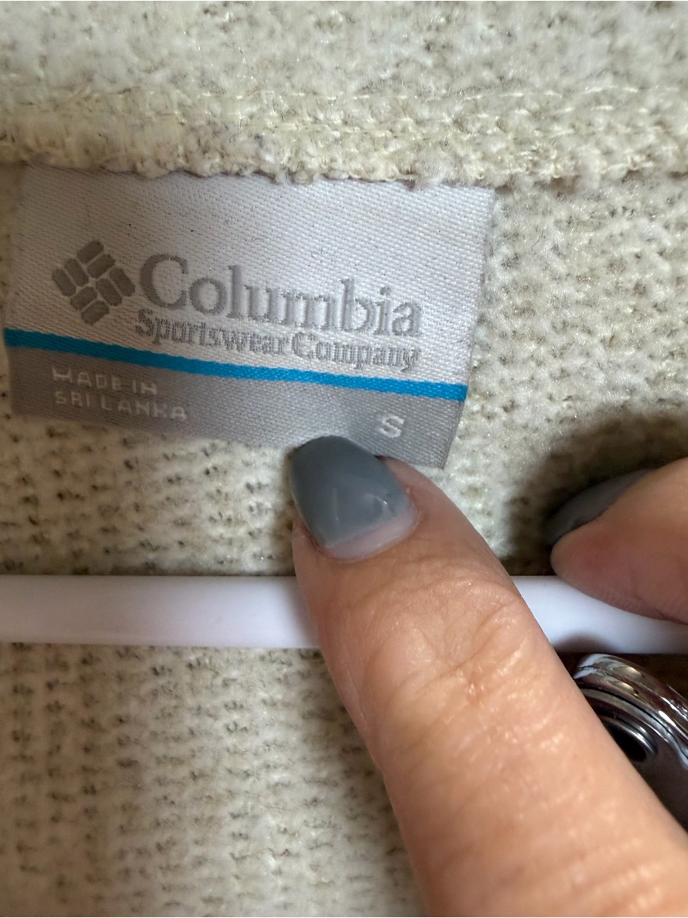 Columbia Cream Hooded Cowl Pullover Sweater - Picture 5 of 6